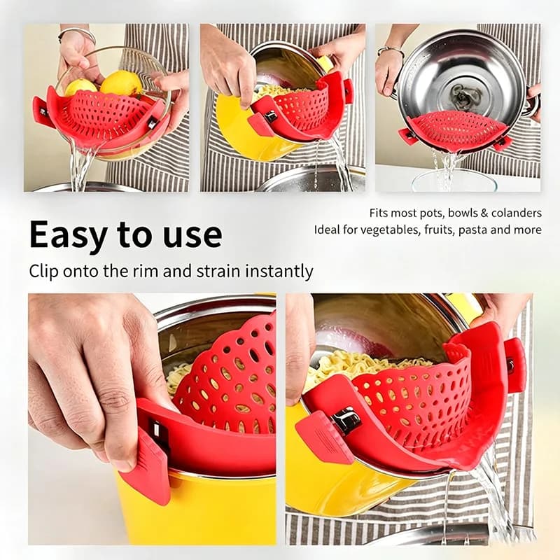 SILIKONOWY CEDZAK CLIP-ON